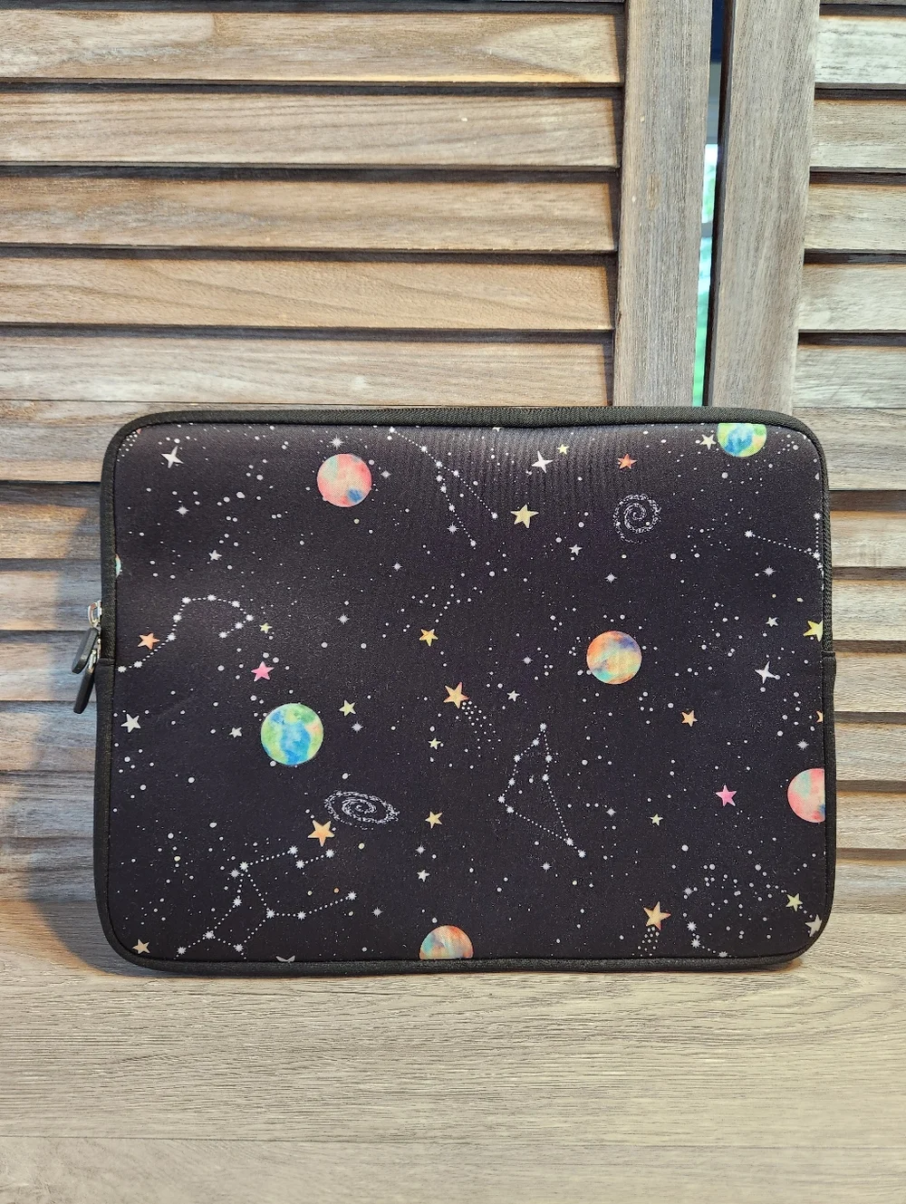Laptop Case Zippered Padded Solar System 13x10